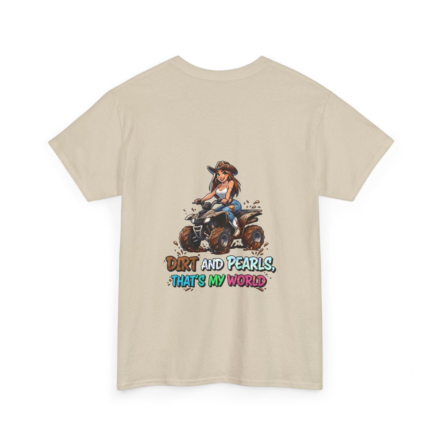 "Dirt and Pearls" Unisex Cotton T-Shirt