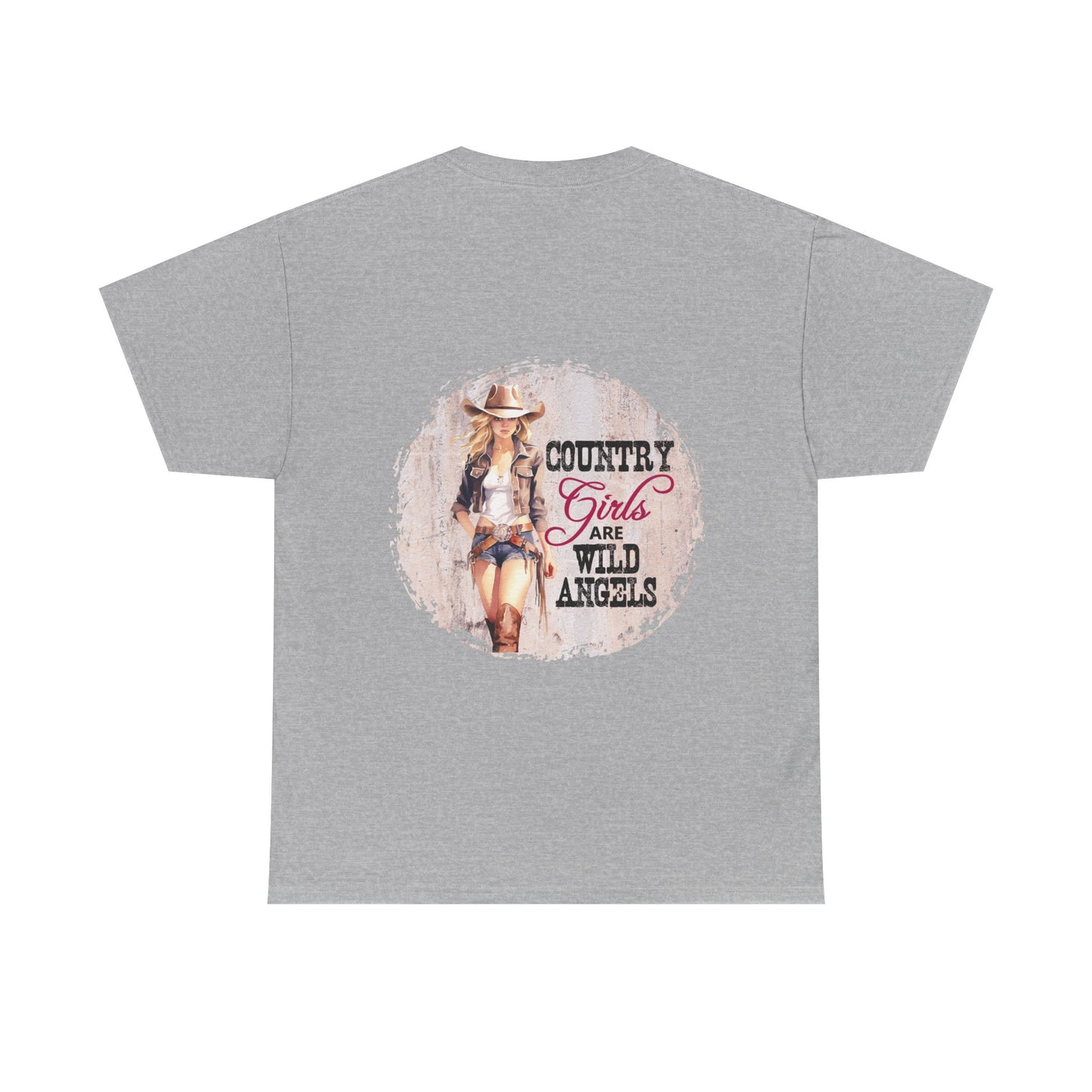 "Country Girls Wild Angels" Unisex Cotton T-Shirt