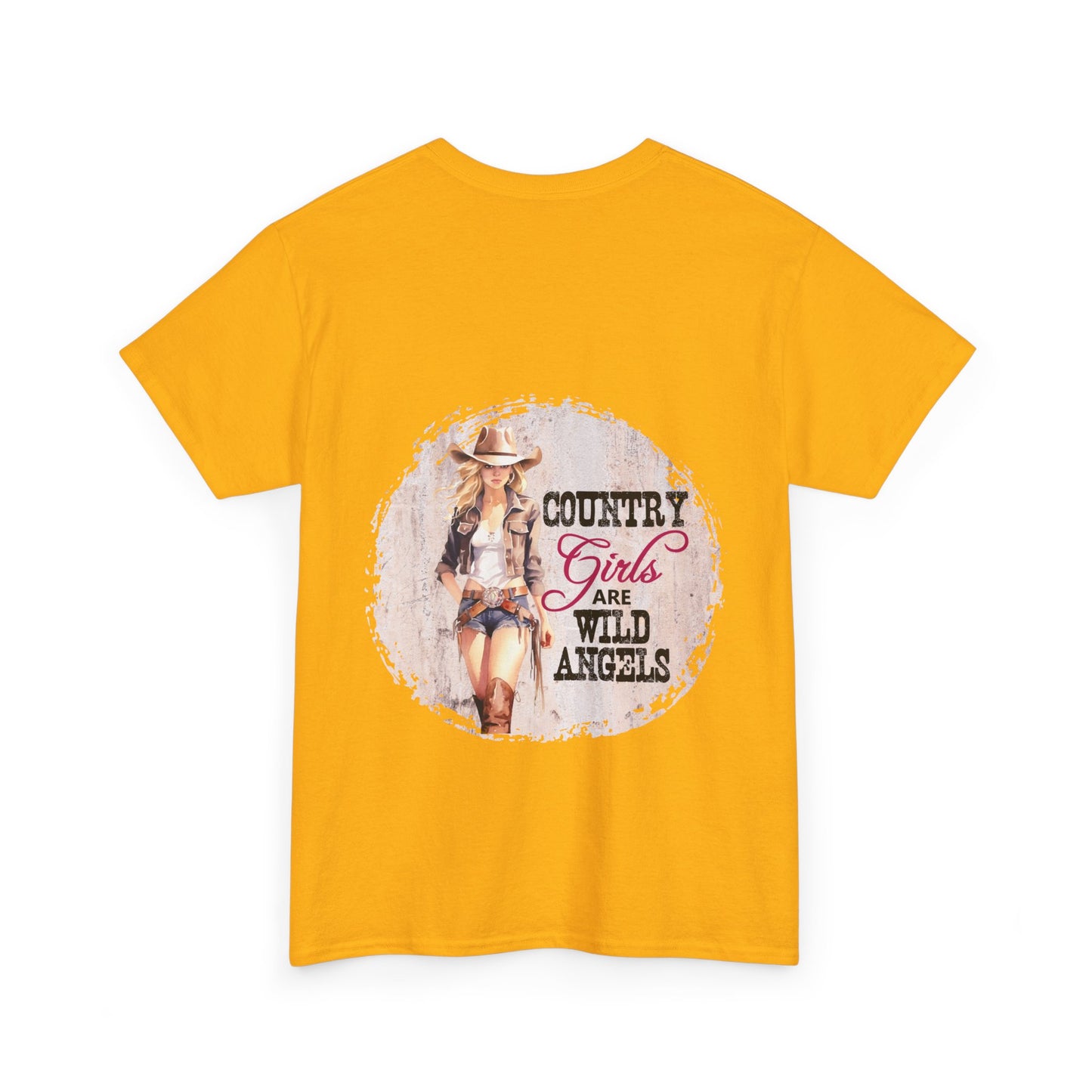 "Country Girls Wild Angels" Unisex Cotton T-Shirt