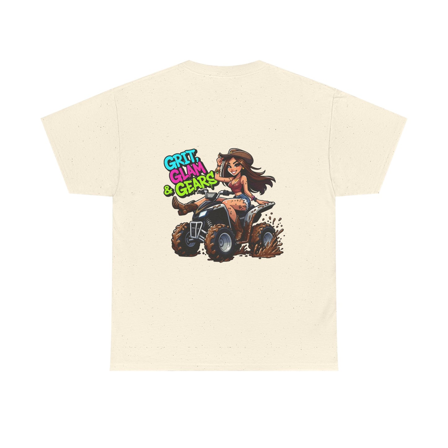 "Grit, Grit & Gears" Unisex Cotton T-Shirt