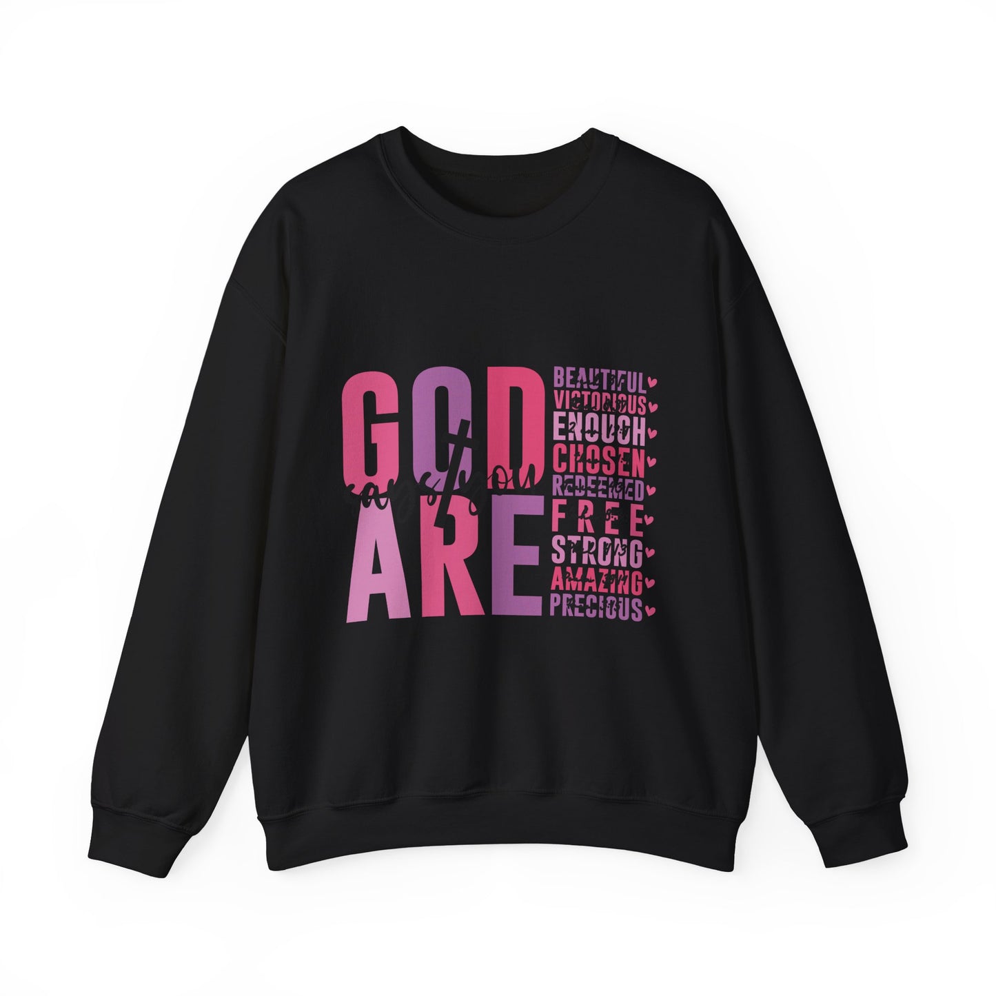"God Says" Inspirational Crewneck Sweatshirt