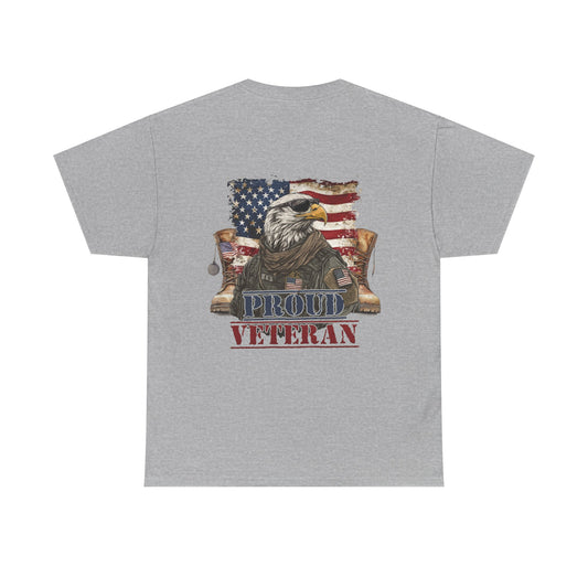 Proud Veteran Unisex Cotton T-Shirt