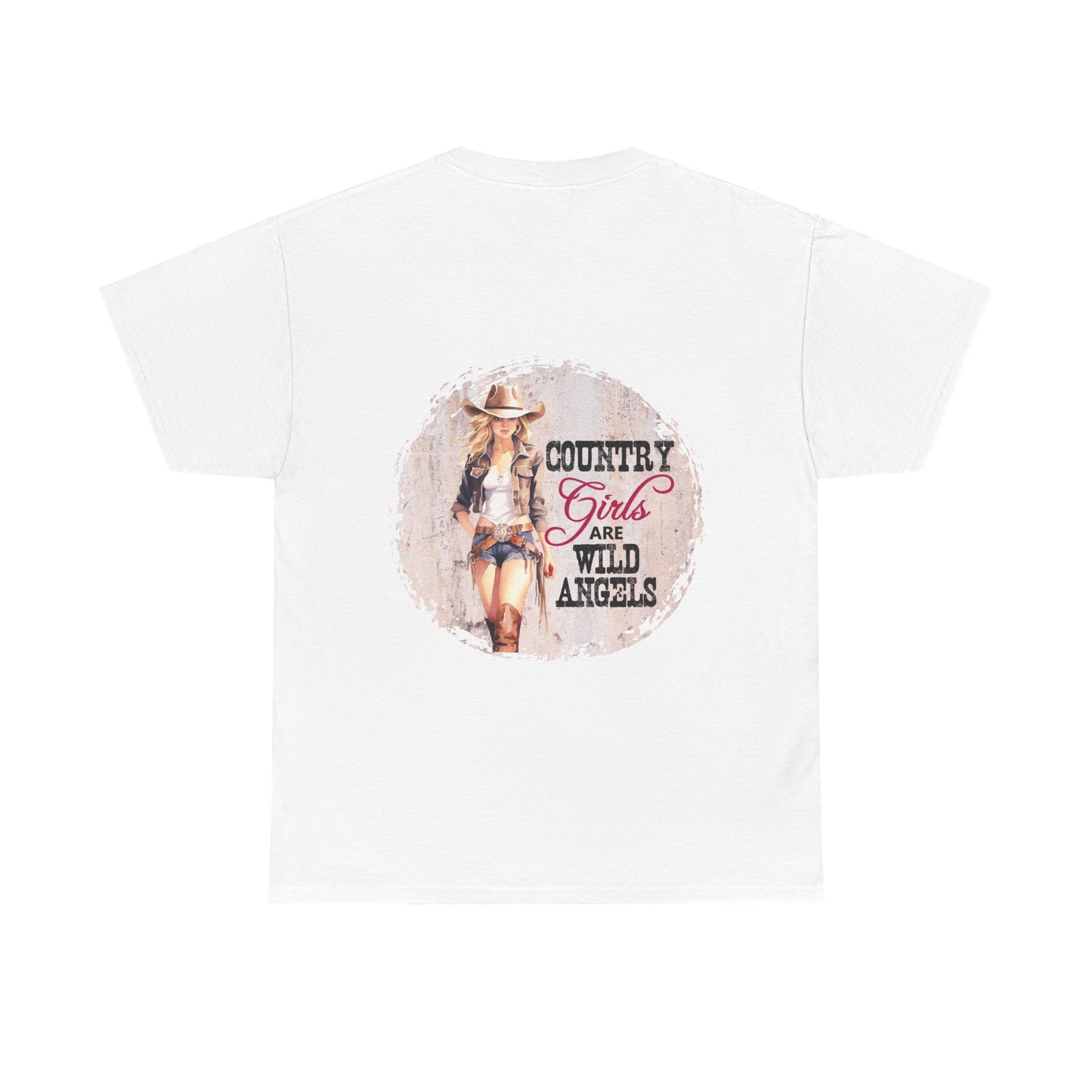 "Country Girls Wild Angels" Unisex Cotton T-Shirt