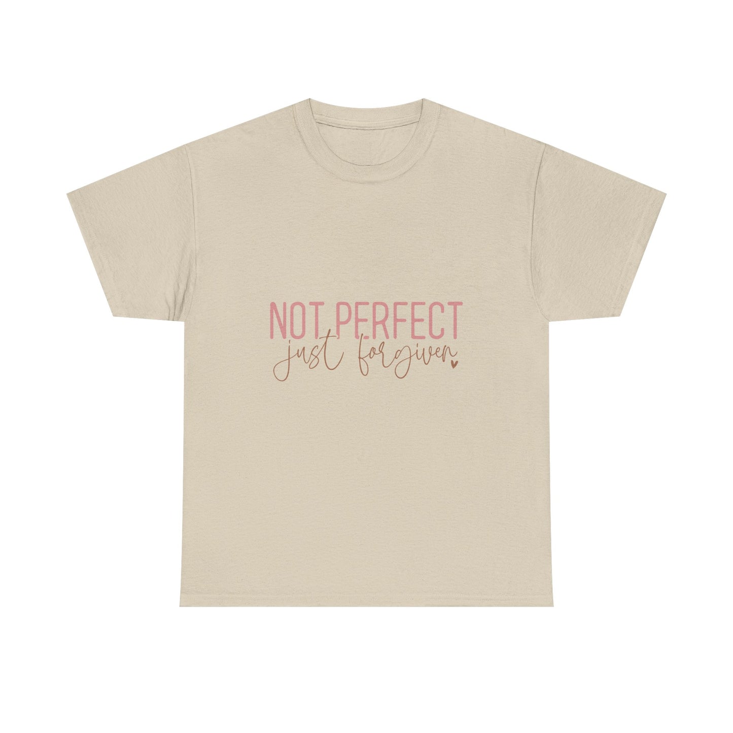 "Not Perfect Just Forgiven" Unisex Cotton T-Shirt