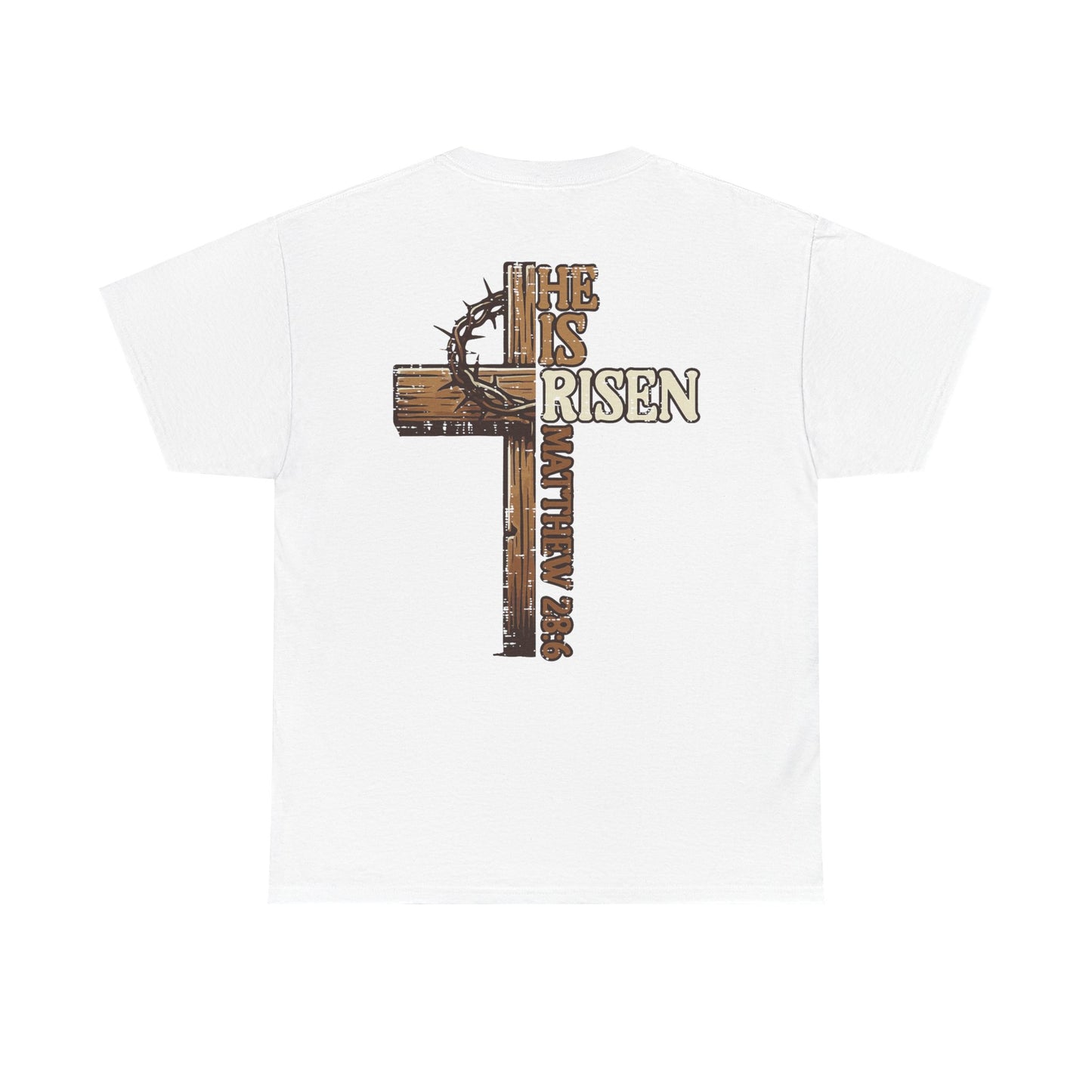 'He is Risen' Unisex Cotton T-Shirt
