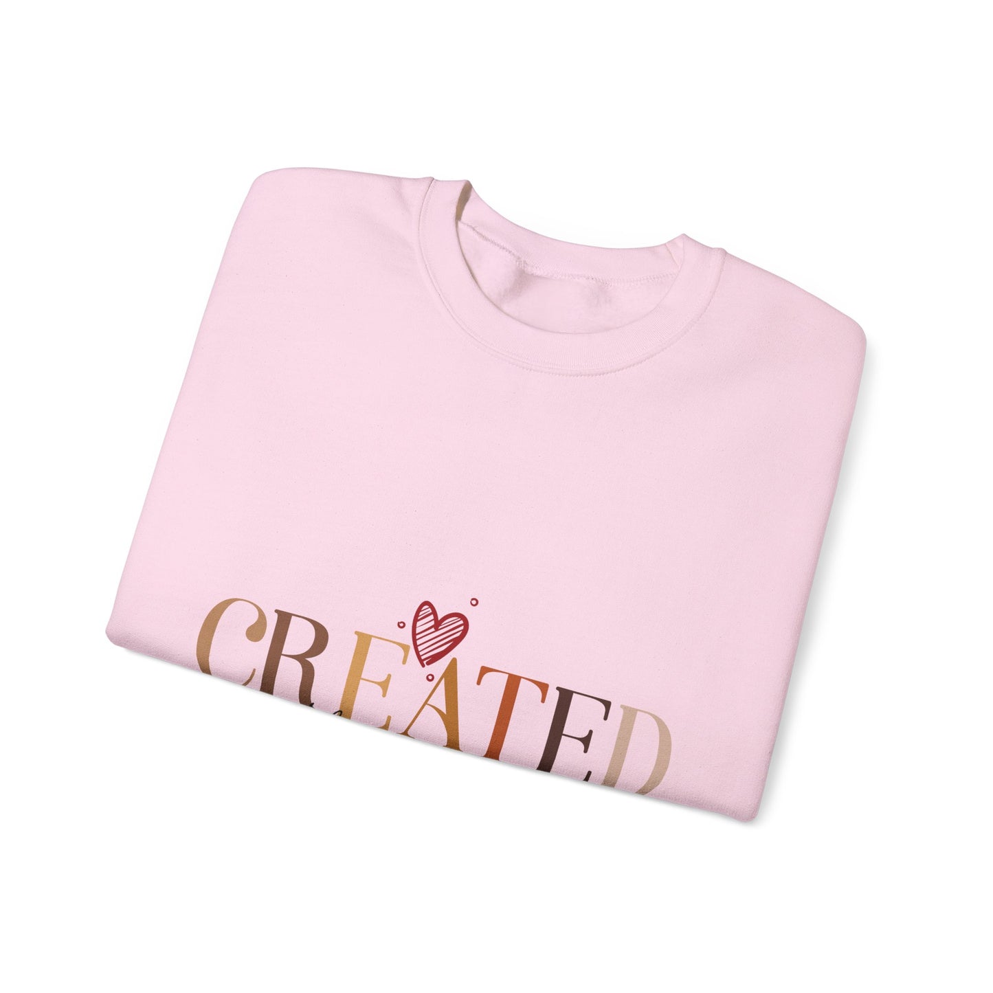 "Created With A Purpose" Inspirational Crewneck Sweatshirt