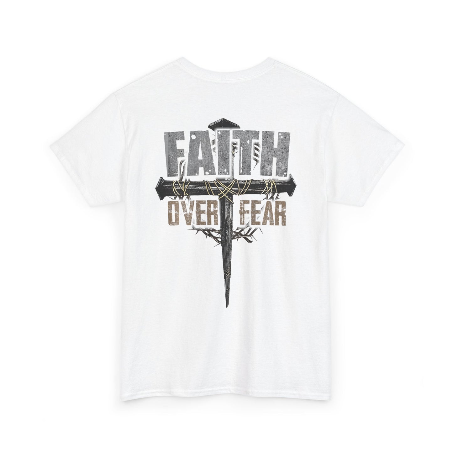"Faith Over Fear" Unisex Cotton T-Shirt