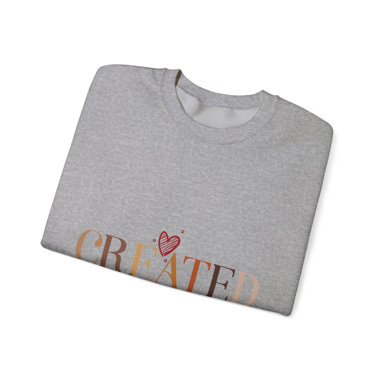"Created With A Purpose" Inspirational Crewneck Sweatshirt