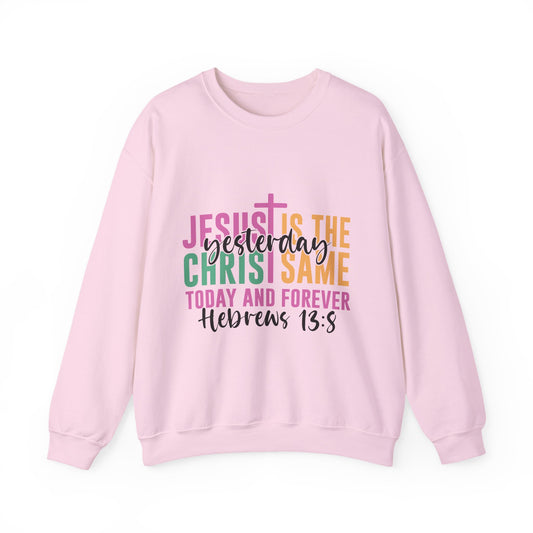 "Jesus Is" Faith-Inspired Crewneck Sweatshirt