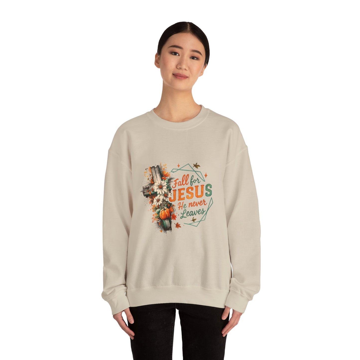"Fall for Jesus" Unisex Crewneck Sweatshirt