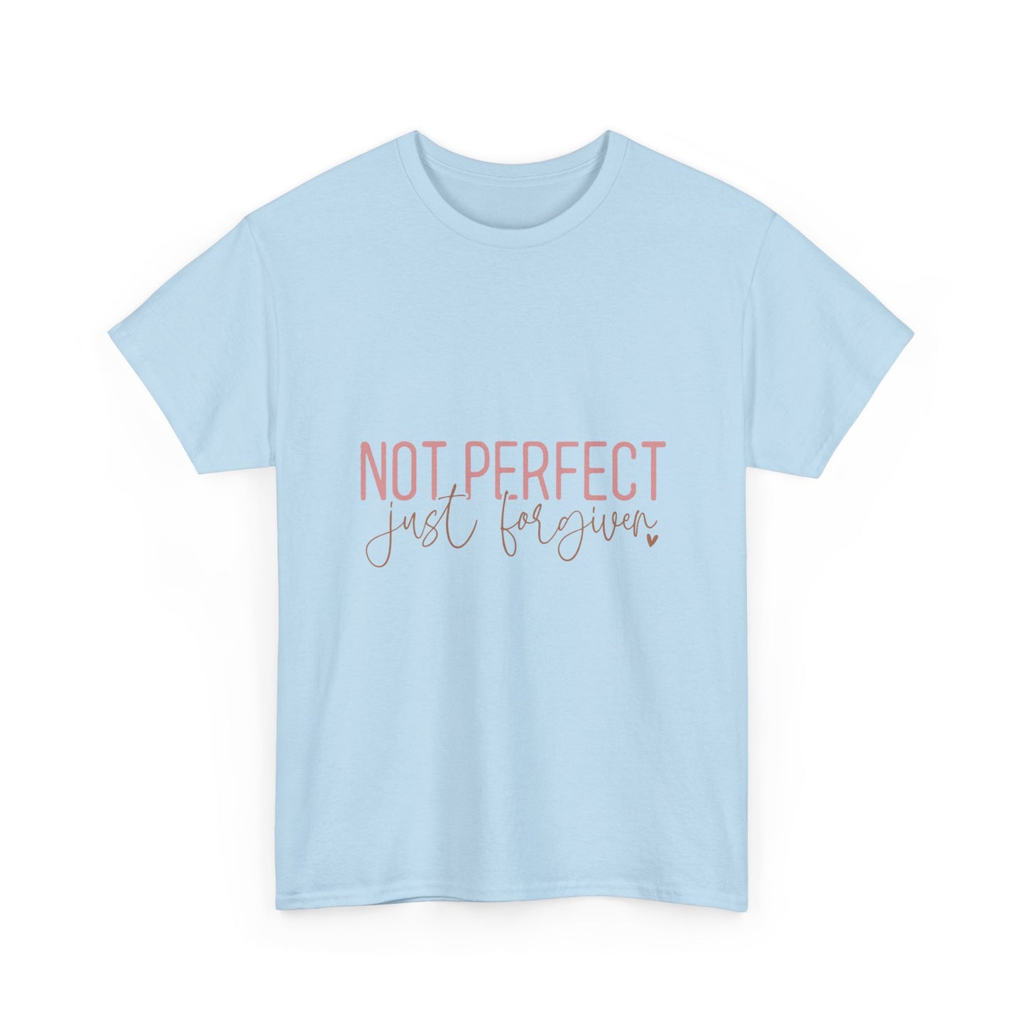 "Not Perfect Just Forgiven" Unisex Cotton T-Shirt