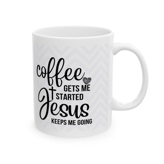 "Coffee with Jesus" Mug