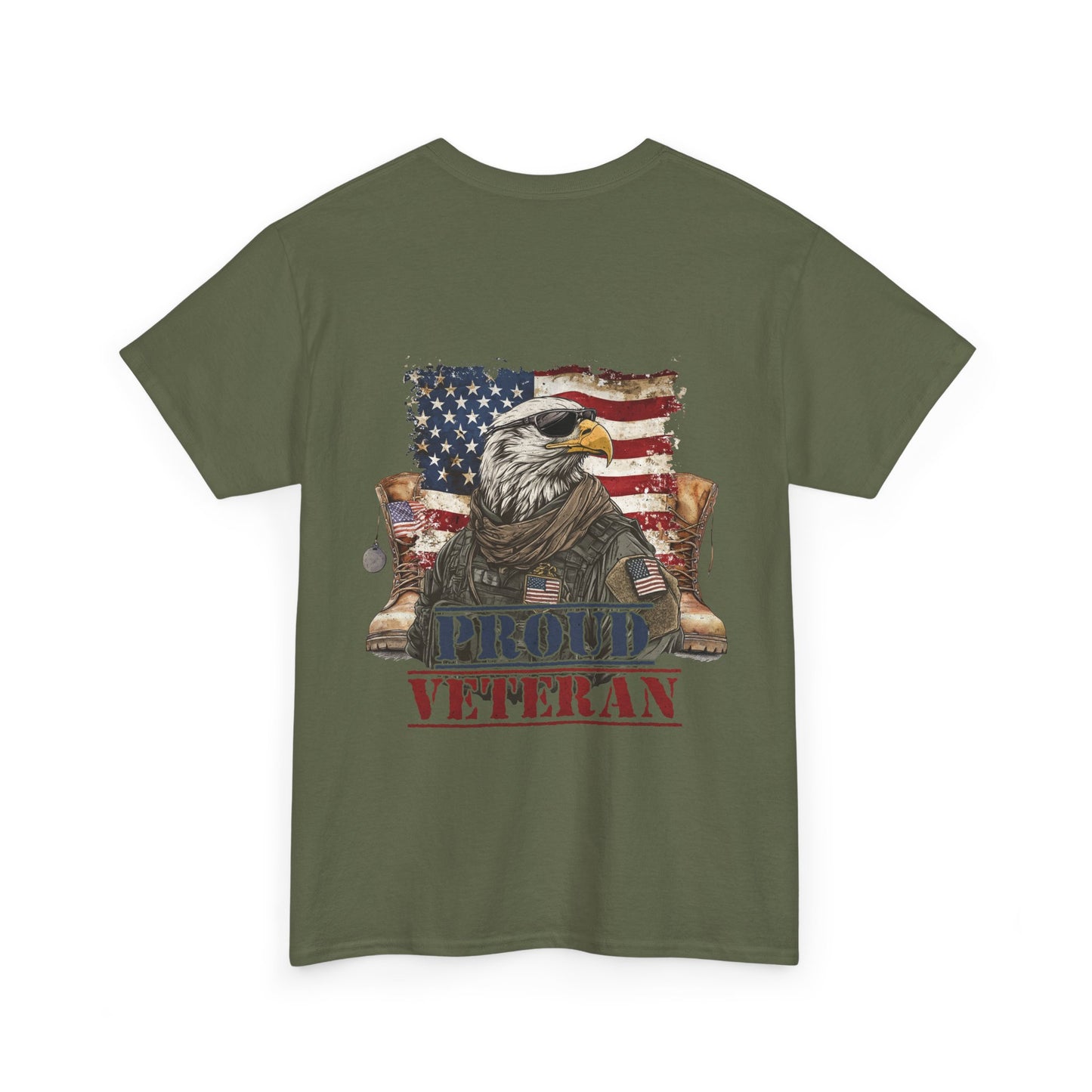 Proud Veteran Unisex Cotton T-Shirt