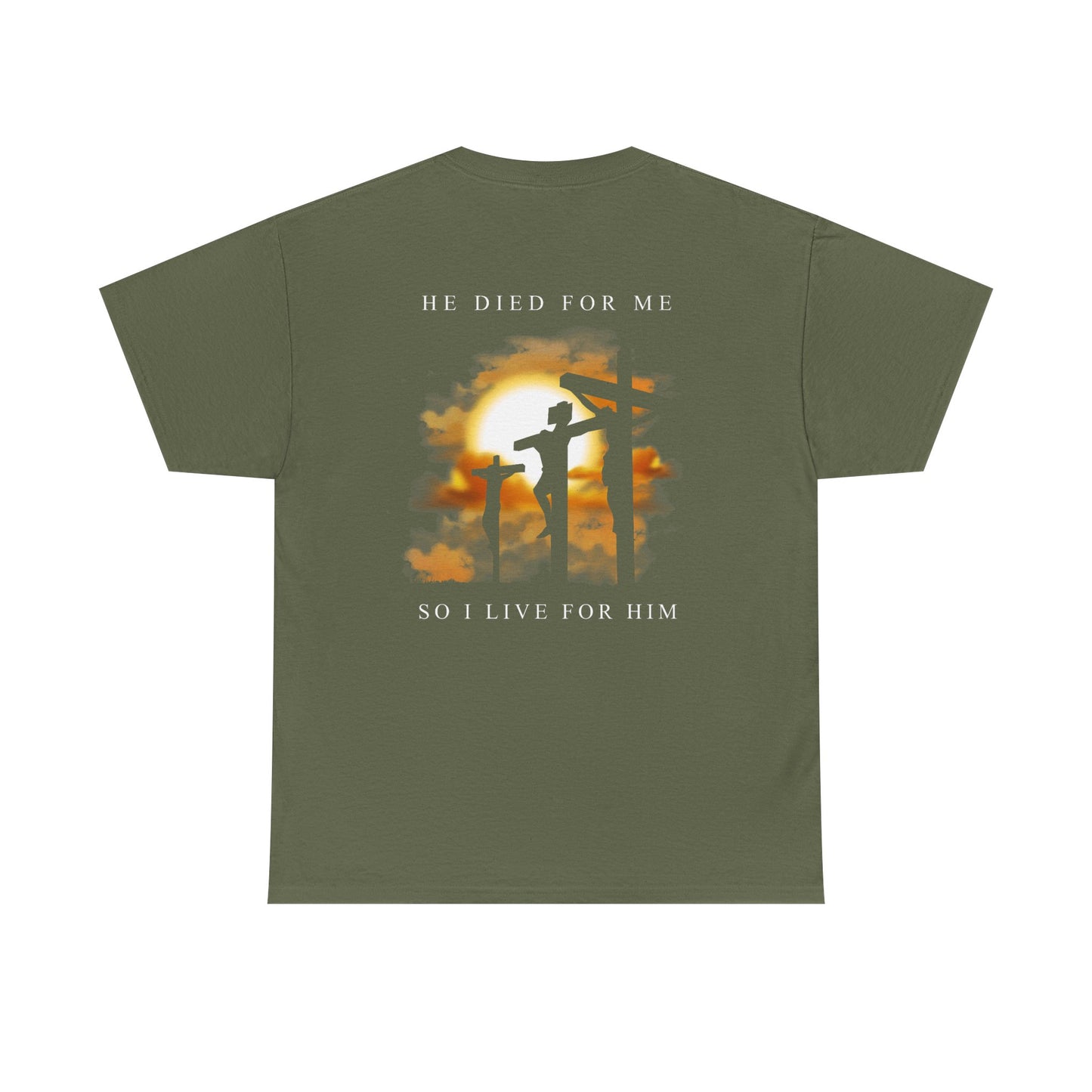 "He Died For Me" Unisex Cotton T-Shirt
