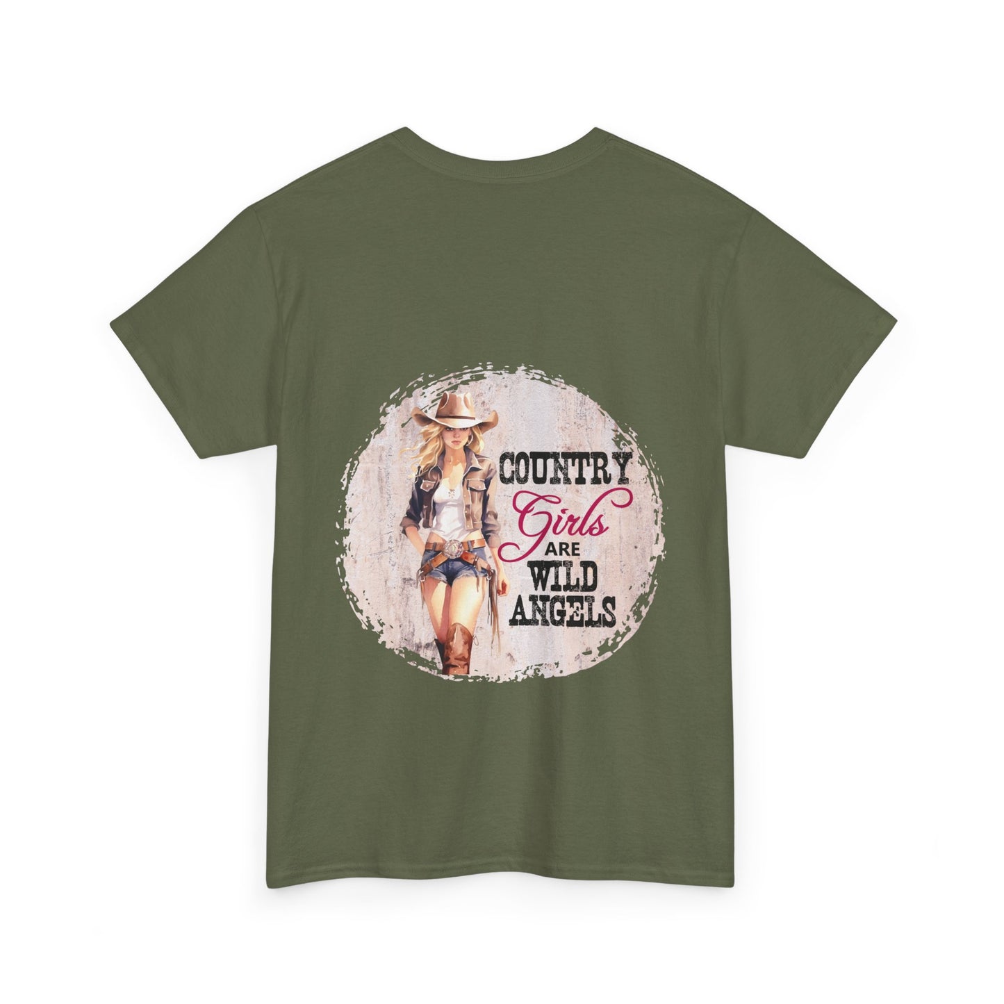 "Country Girls Wild Angels" Unisex Cotton T-Shirt