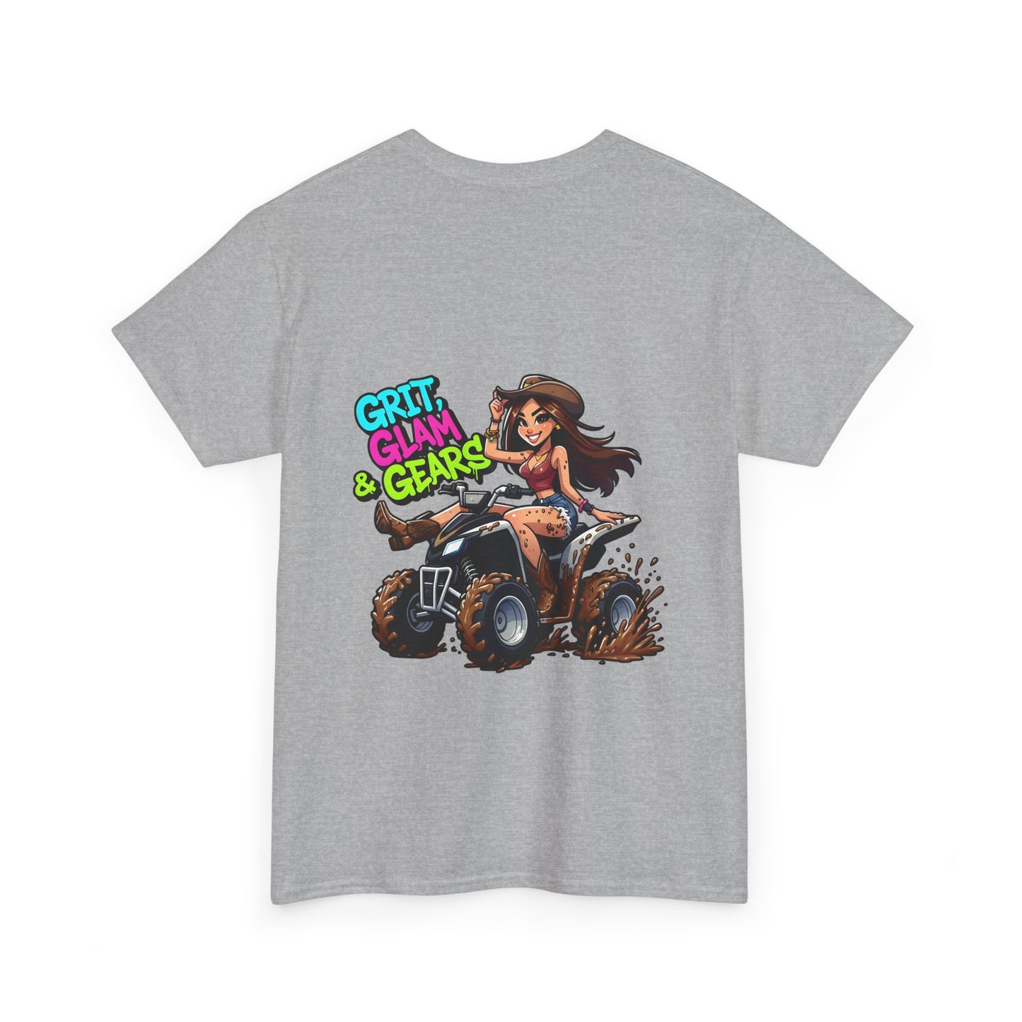 "Grit, Grit & Gears" Unisex Cotton T-Shirt
