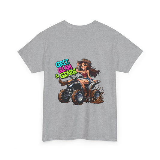 "Grit, Grit & Gears" Unisex Cotton T-Shirt
