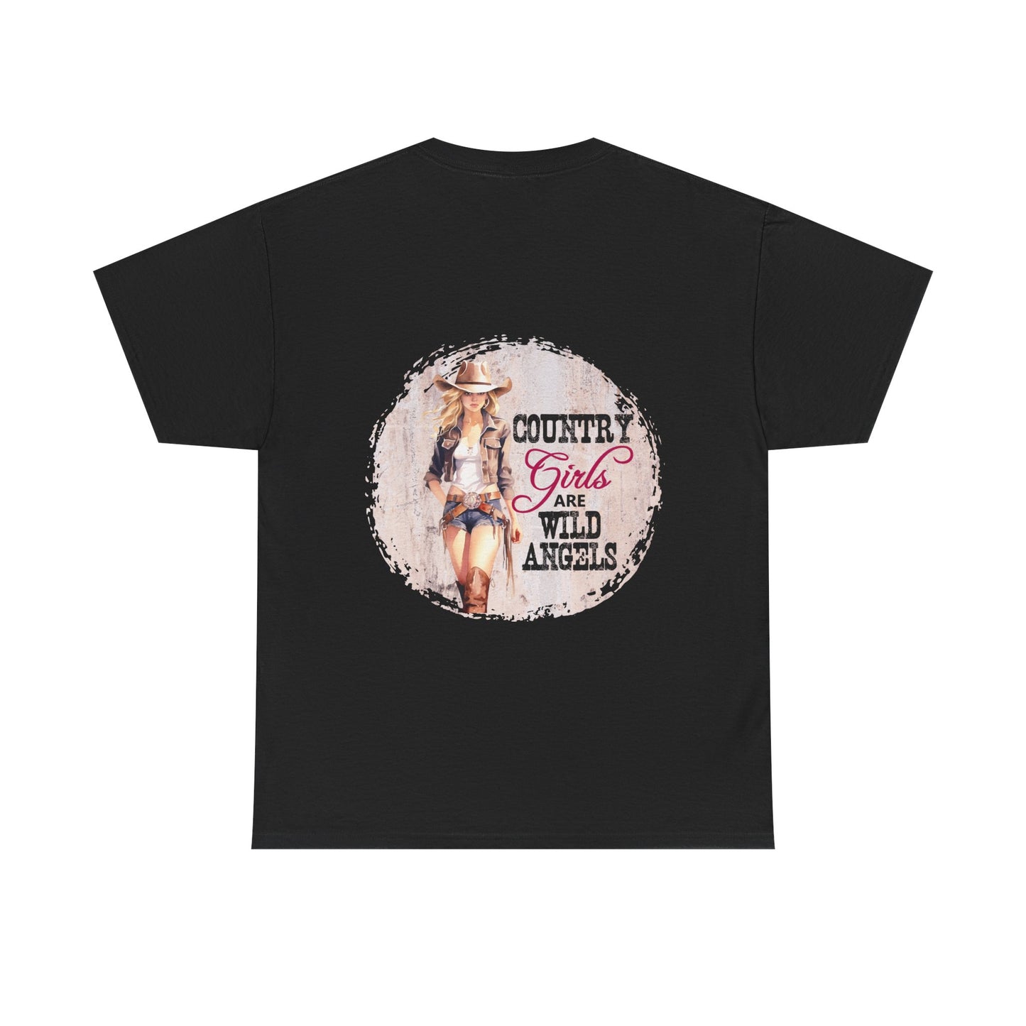 "Country Girls Wild Angels" Unisex Cotton T-Shirt