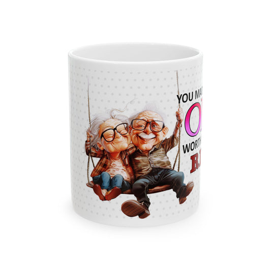 "Worth The Ride" Mug