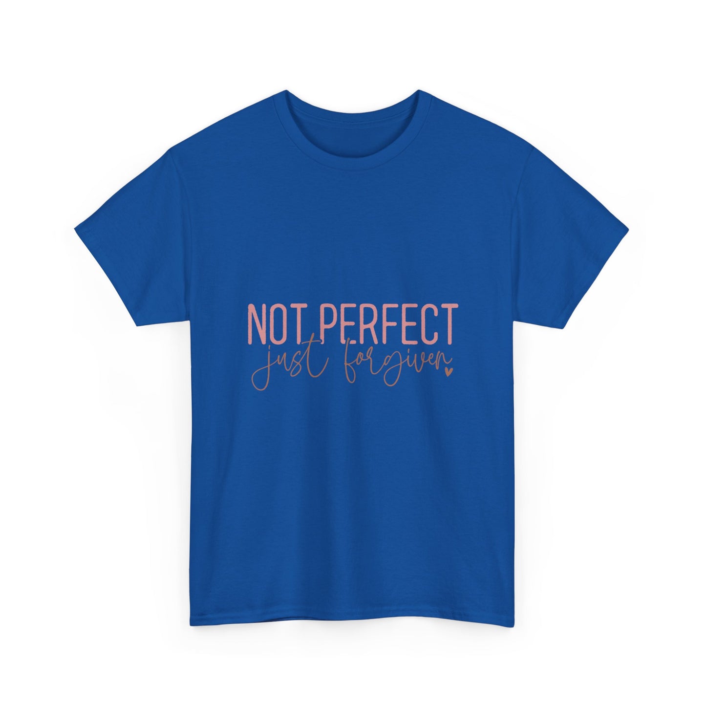 "Not Perfect Just Forgiven" Unisex Cotton T-Shirt