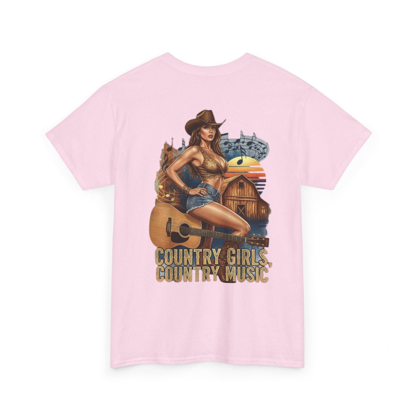 "Country Music" Unisex Cotton T-Shirt