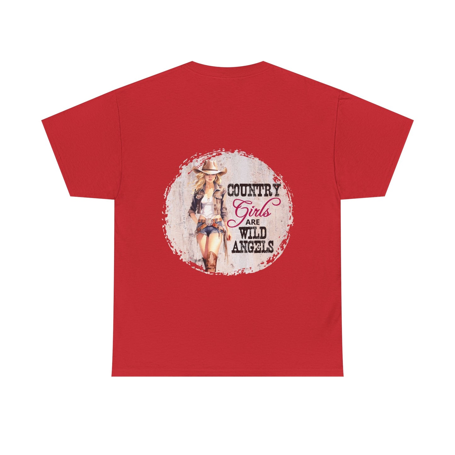 "Country Girls Wild Angels" Unisex Cotton T-Shirt