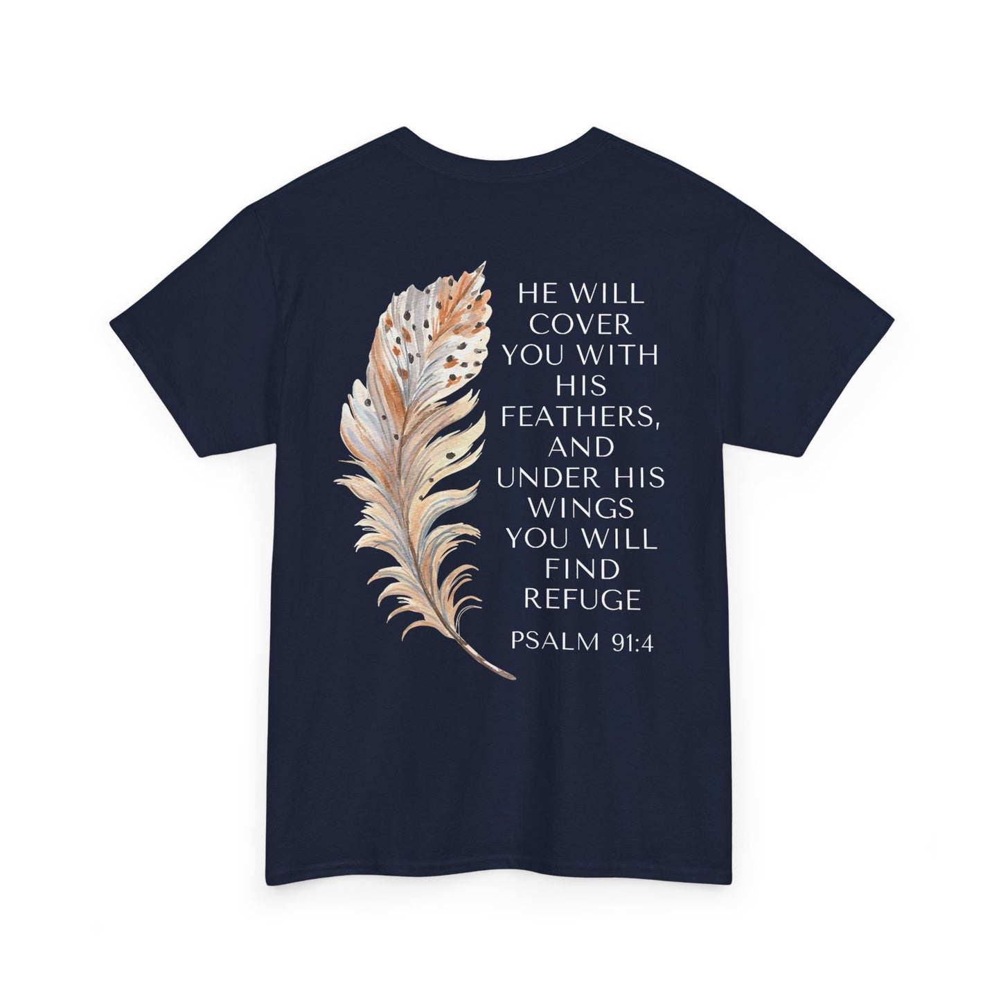 "Cover You With Feathers" Unisex Cotton T-Shirt
