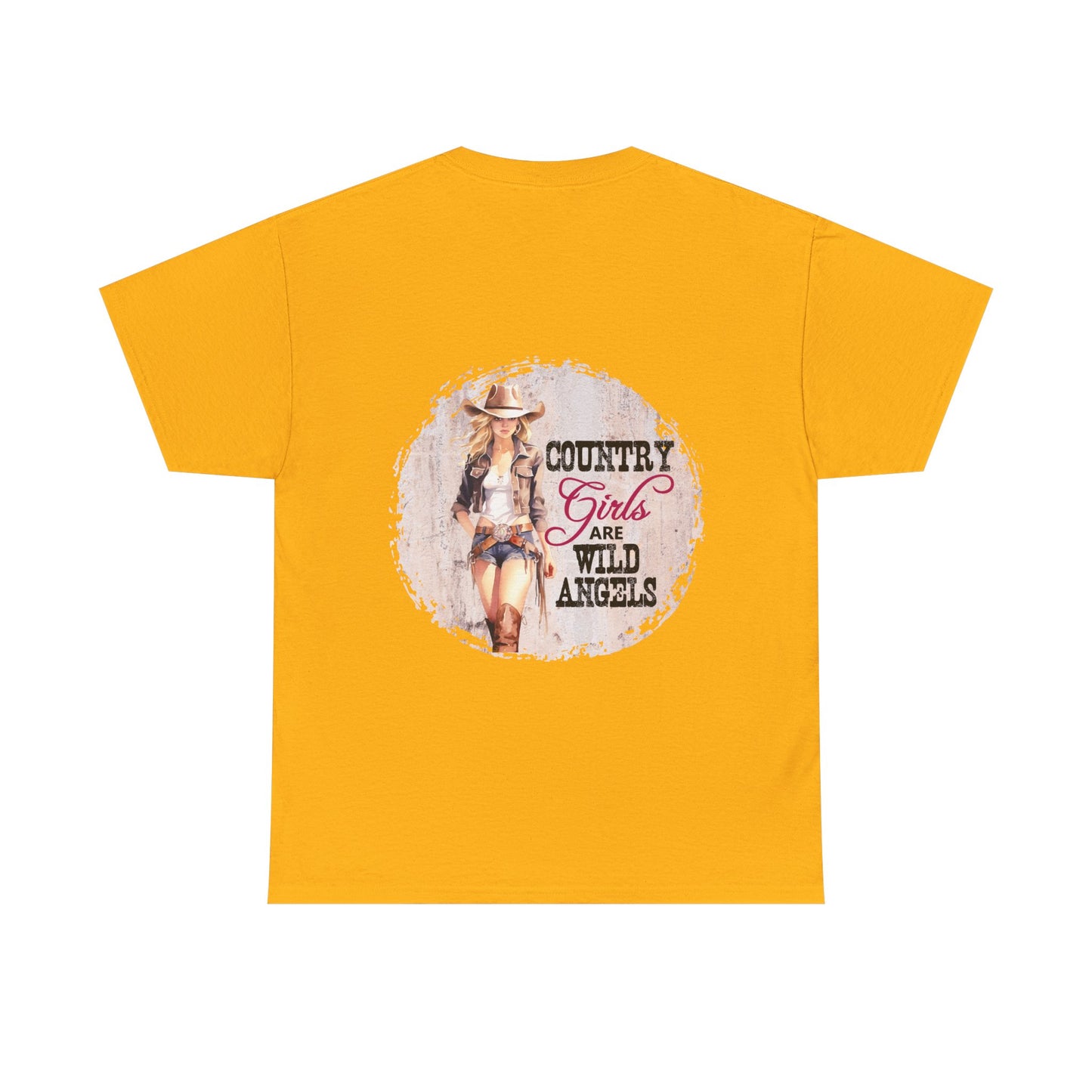 "Country Girls Wild Angels" Unisex Cotton T-Shirt