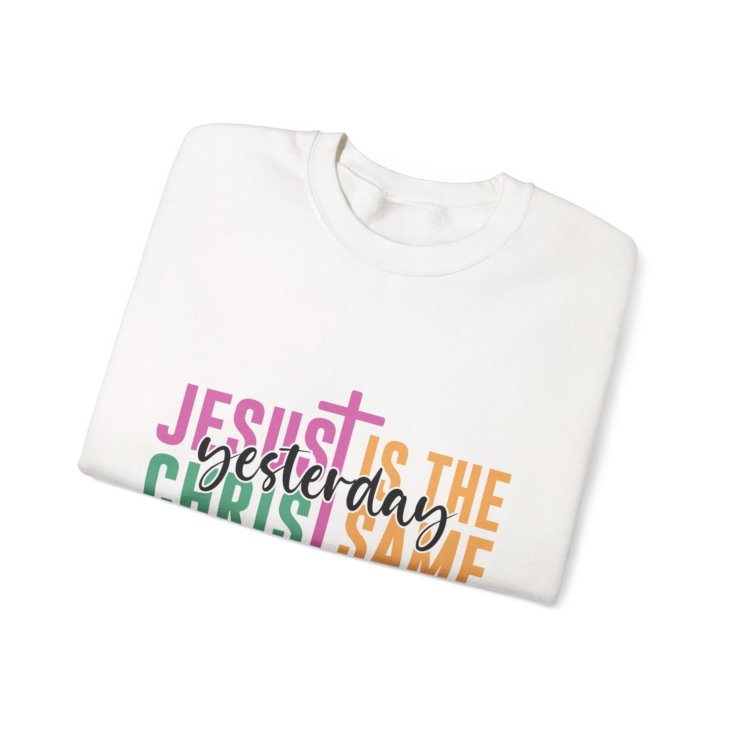 "Jesus Is" Faith-Inspired Crewneck Sweatshirt