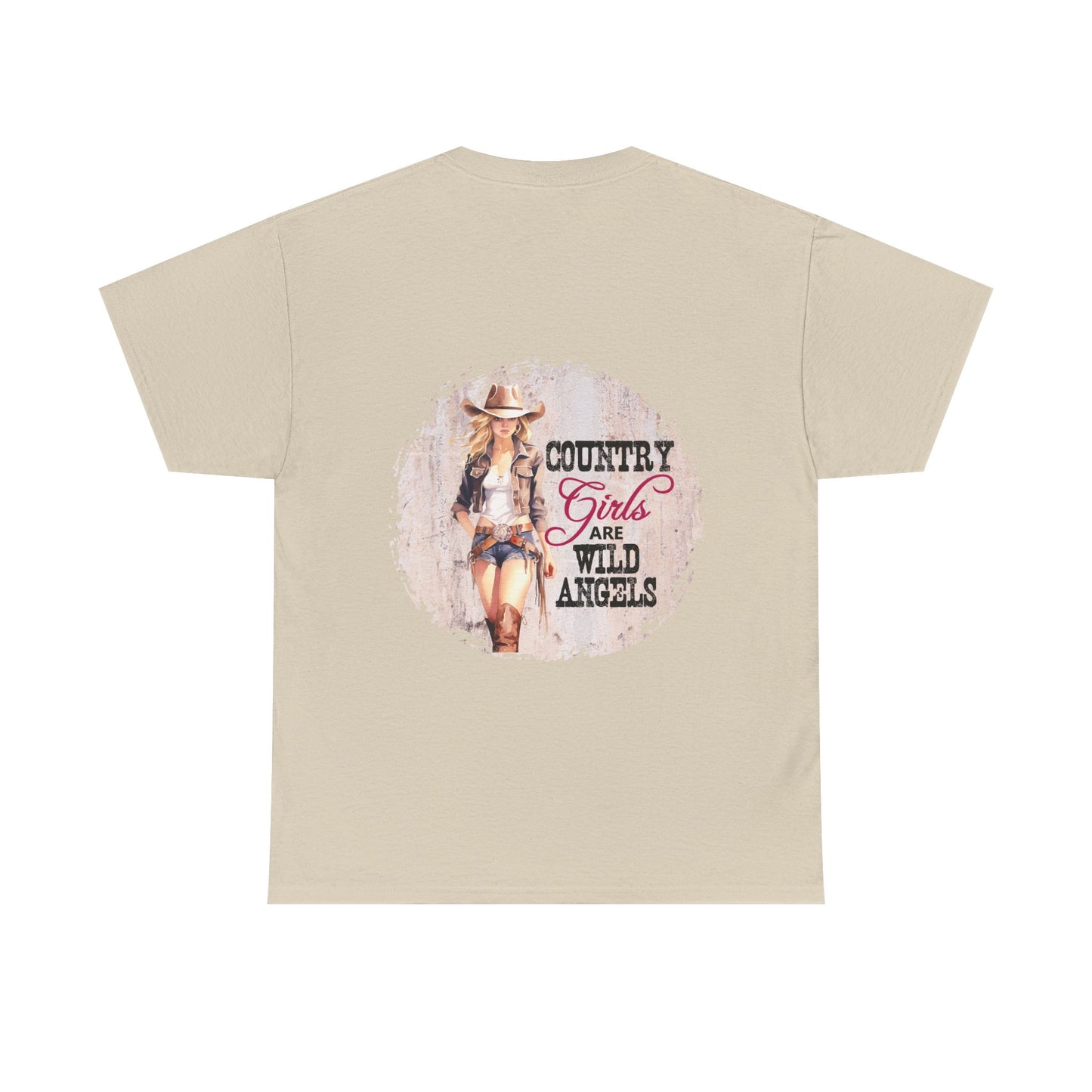 "Country Girls Wild Angels" Unisex Cotton T-Shirt