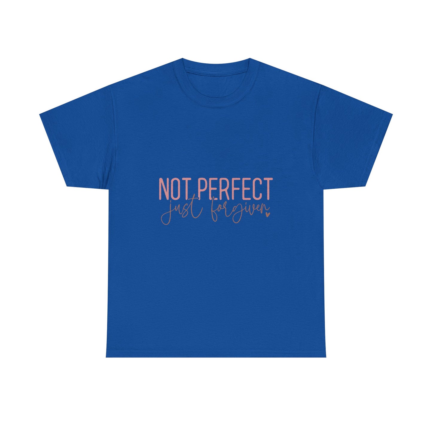"Not Perfect Just Forgiven" Unisex Cotton T-Shirt