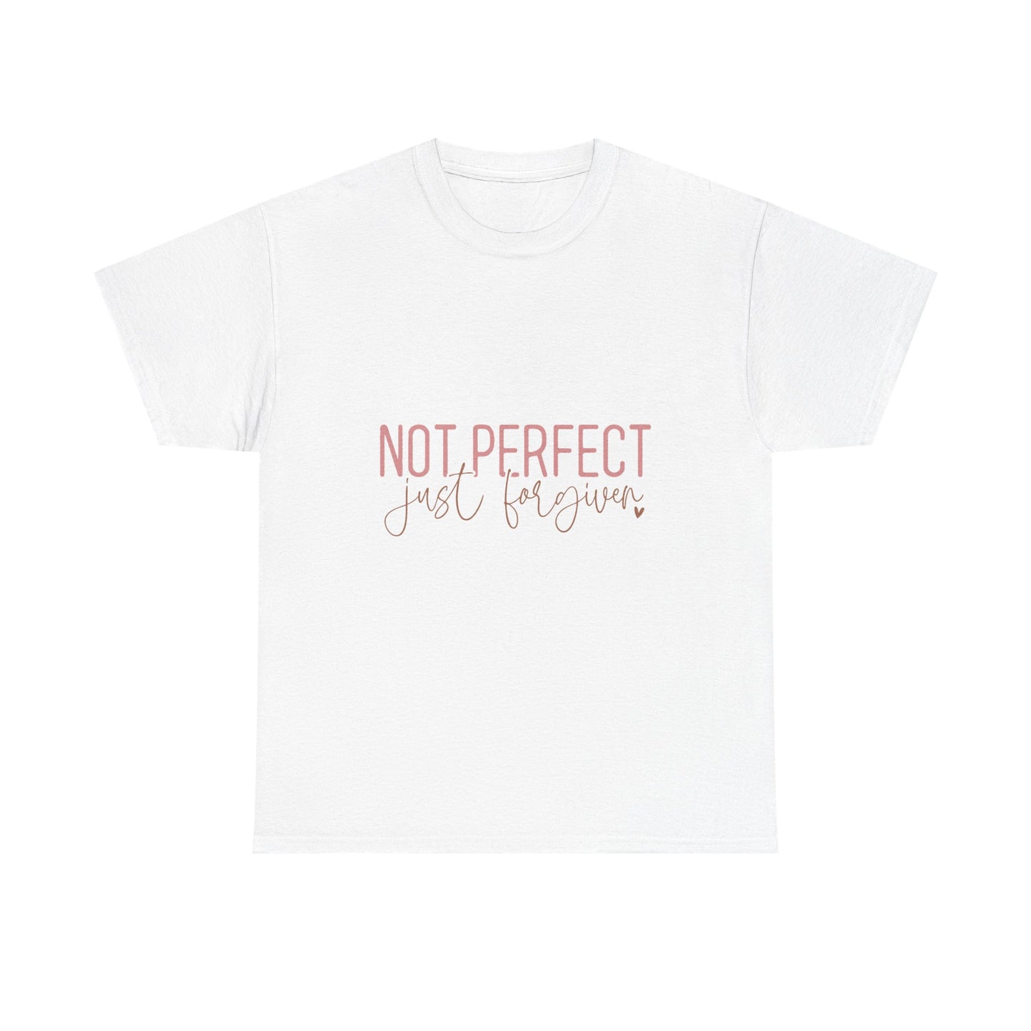 "Not Perfect Just Forgiven" Unisex Cotton T-Shirt