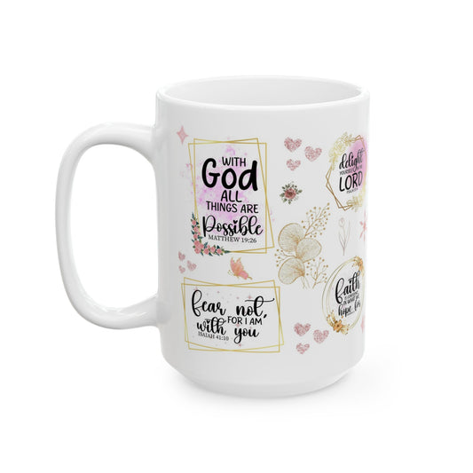 "With God" Inspirational Mug