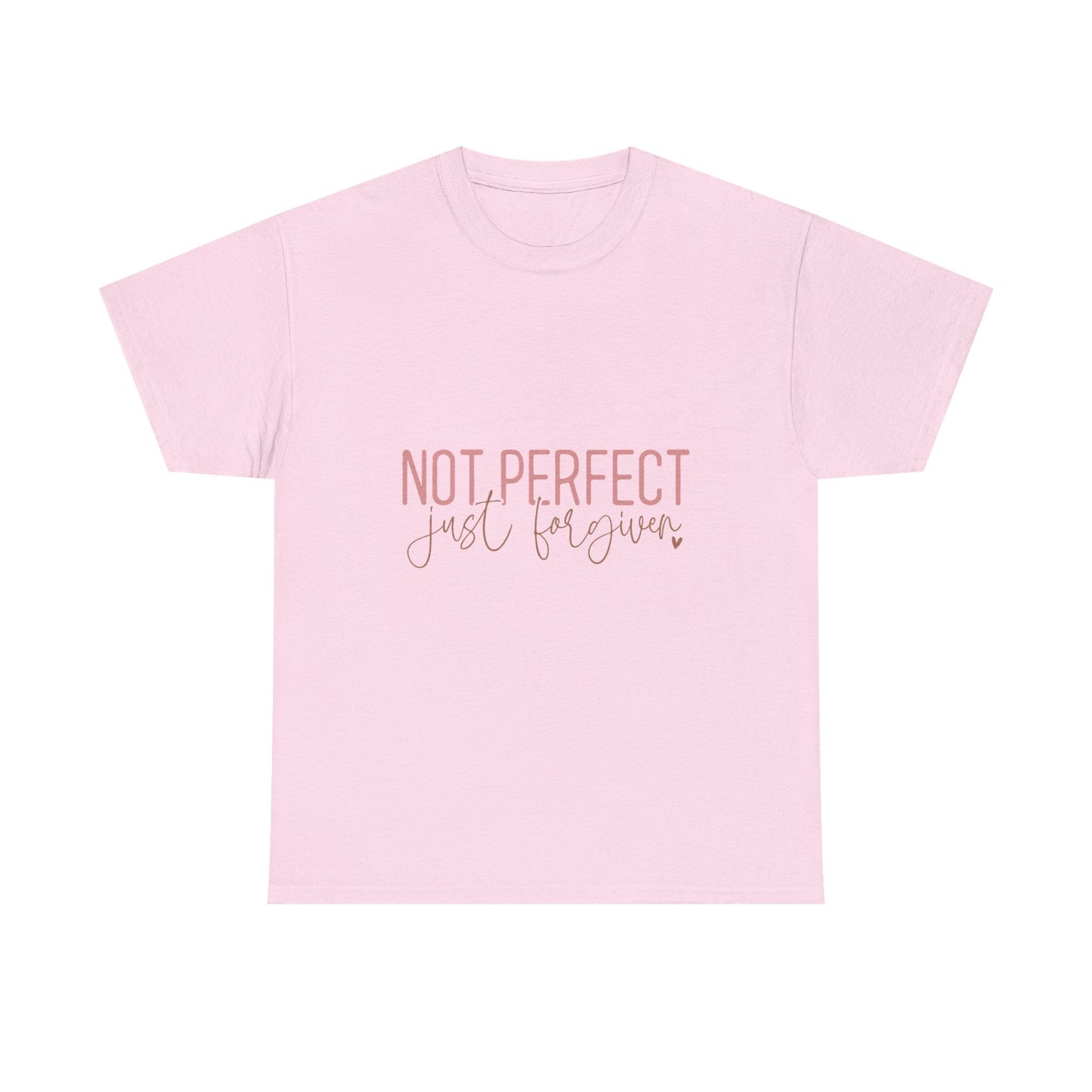 "Not Perfect Just Forgiven" Unisex Cotton T-Shirt