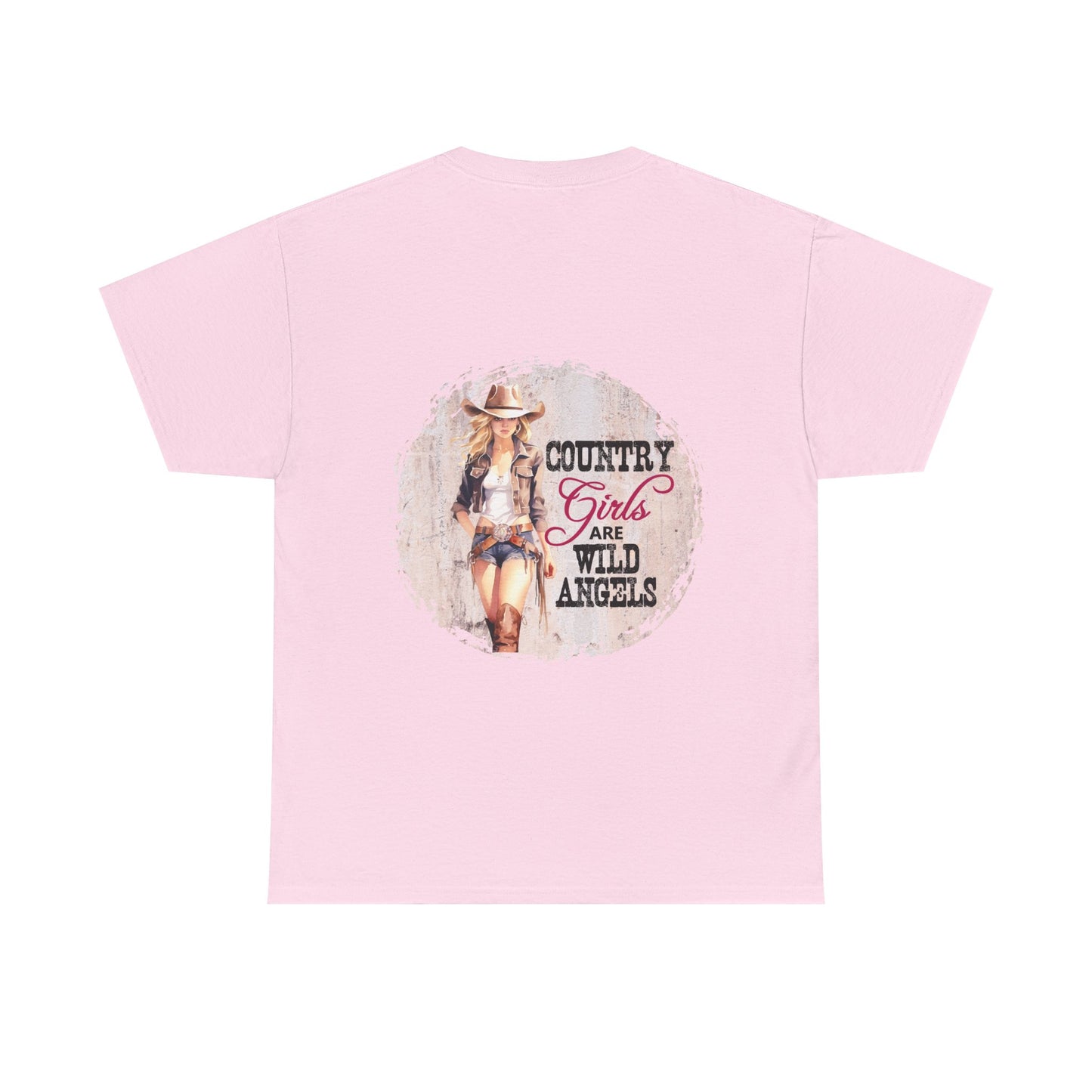 "Country Girls Wild Angels" Unisex Cotton T-Shirt