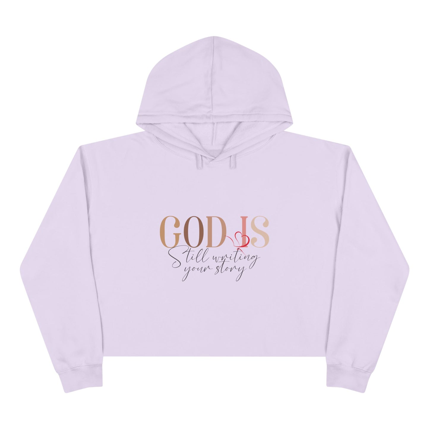 "God Is Still Writing Your Story" Crop Hoodie -