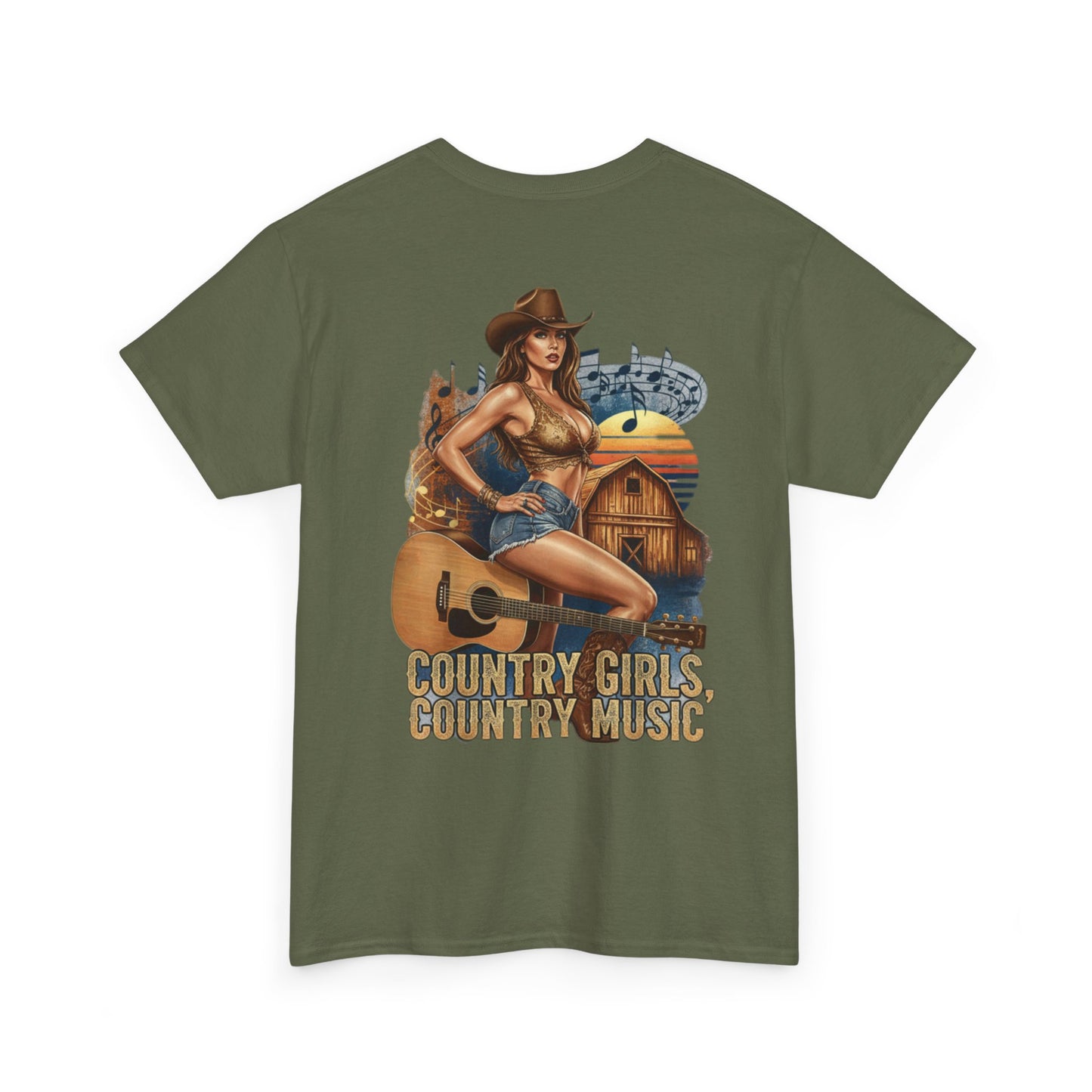 "Country Music" Unisex Cotton T-Shirt