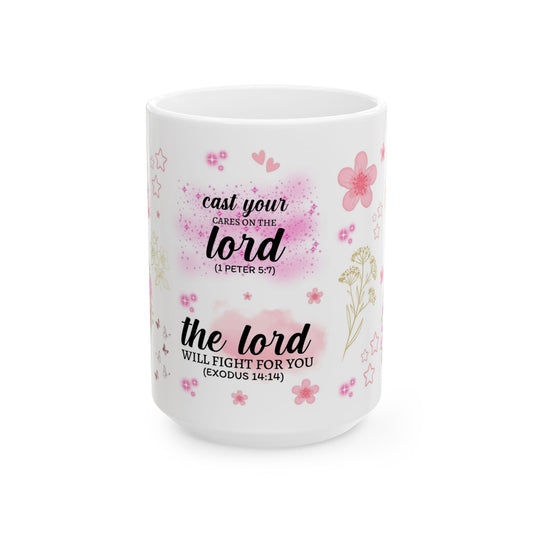 "Cast Your Cares" Mug