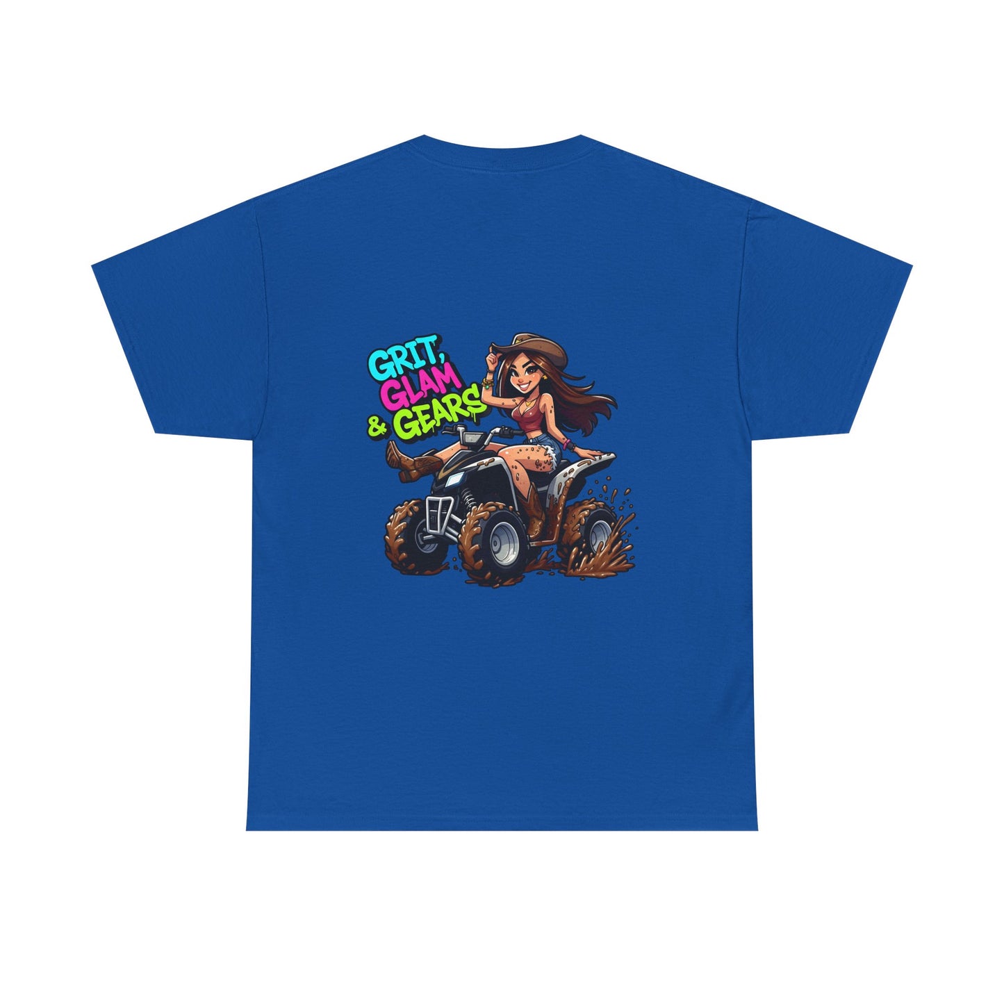 "Grit, Grit & Gears" Unisex Cotton T-Shirt