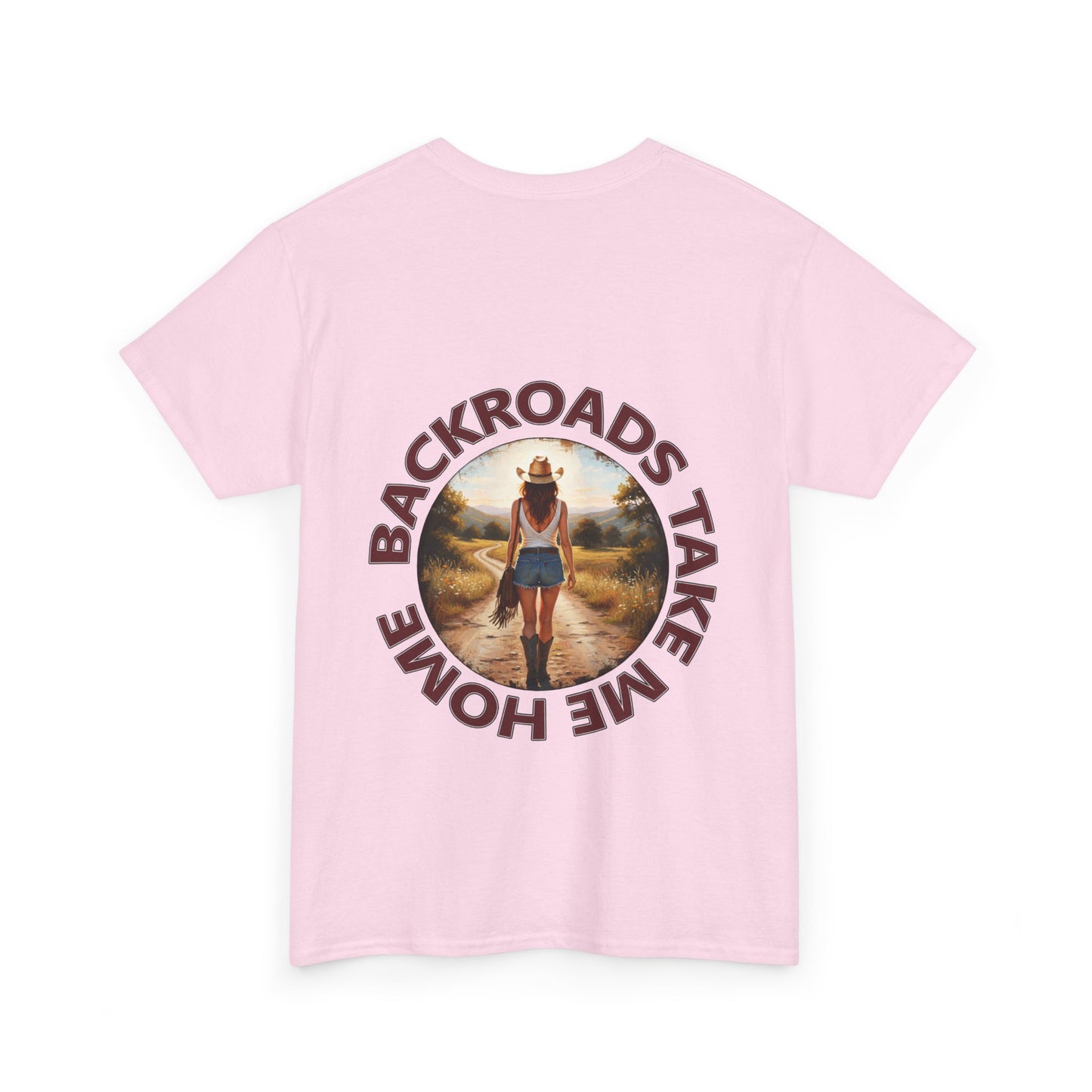 "Backroads Take Me Home" Unisex Cotton T-Shirt