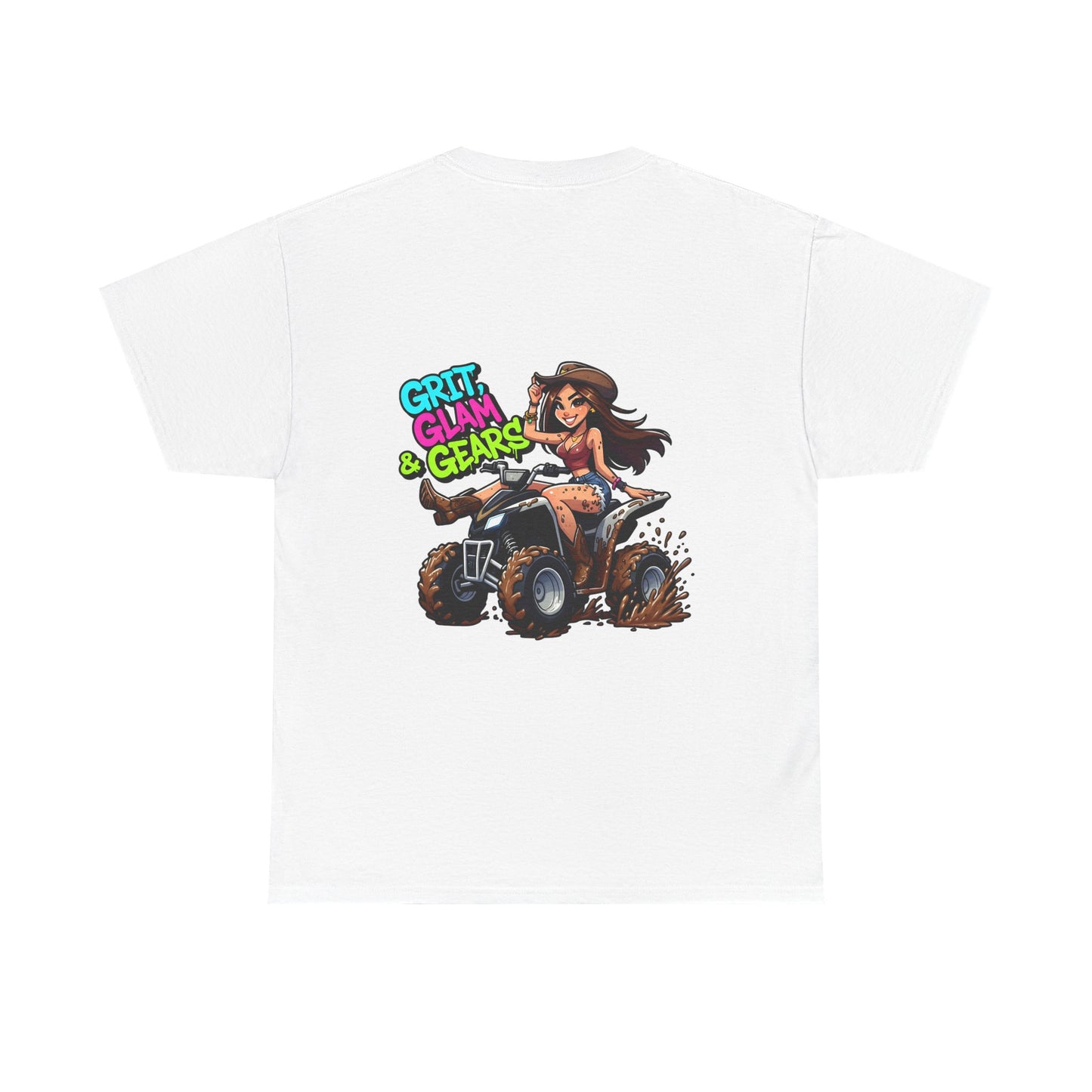 "Grit, Grit & Gears" Unisex Cotton T-Shirt