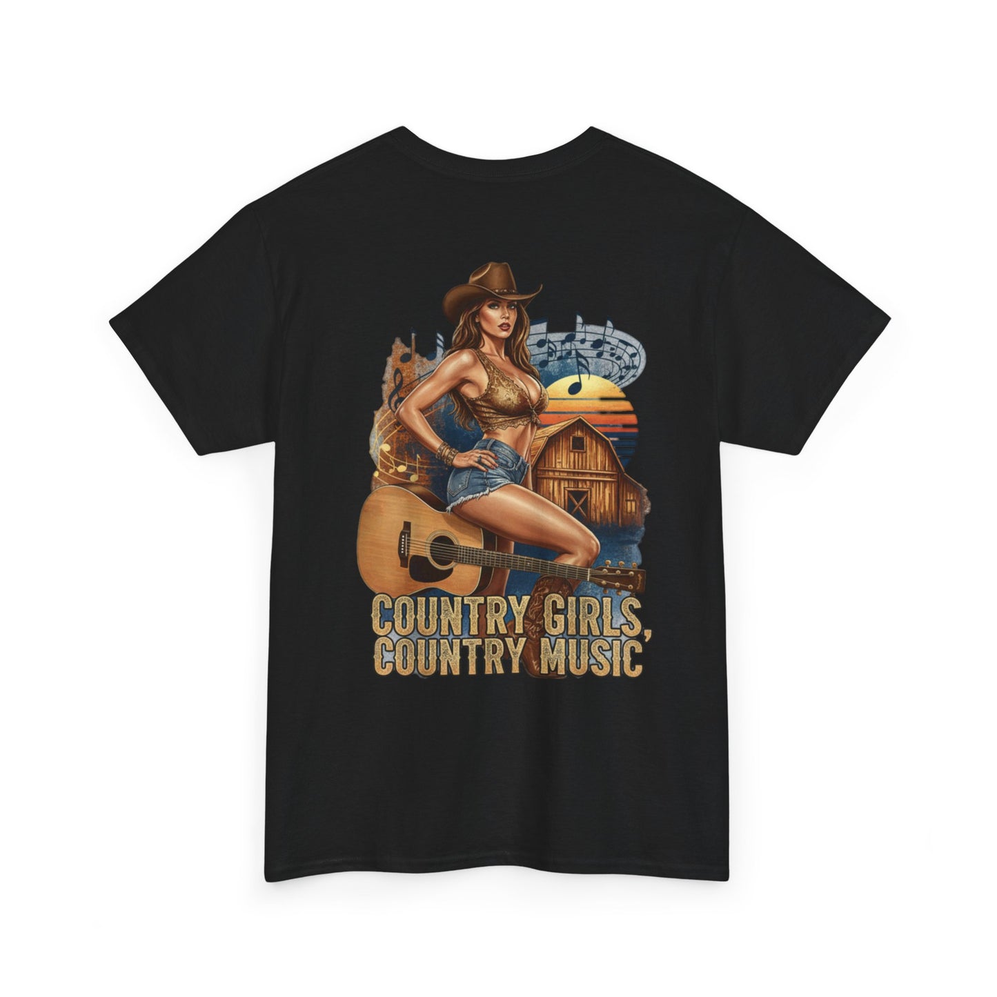 "Country Music" Unisex Cotton T-Shirt