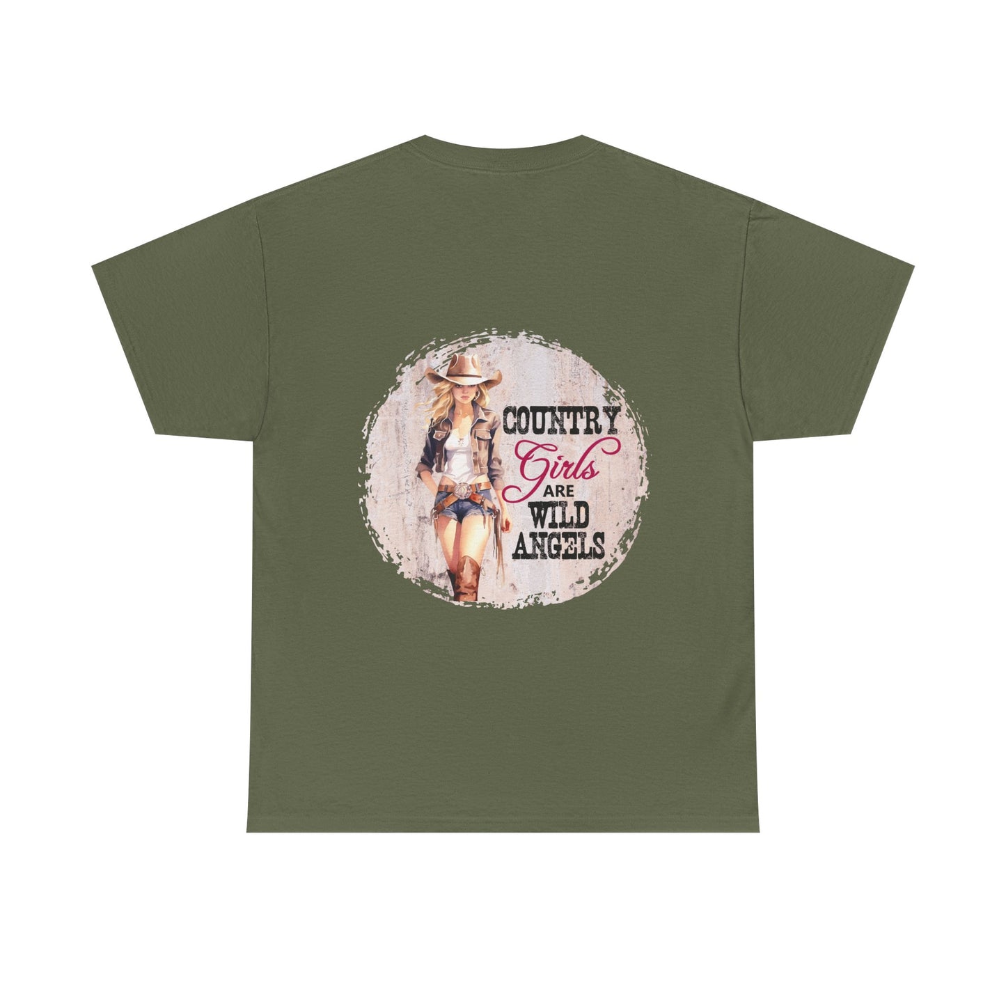 "Country Girls Wild Angels" Unisex Cotton T-Shirt