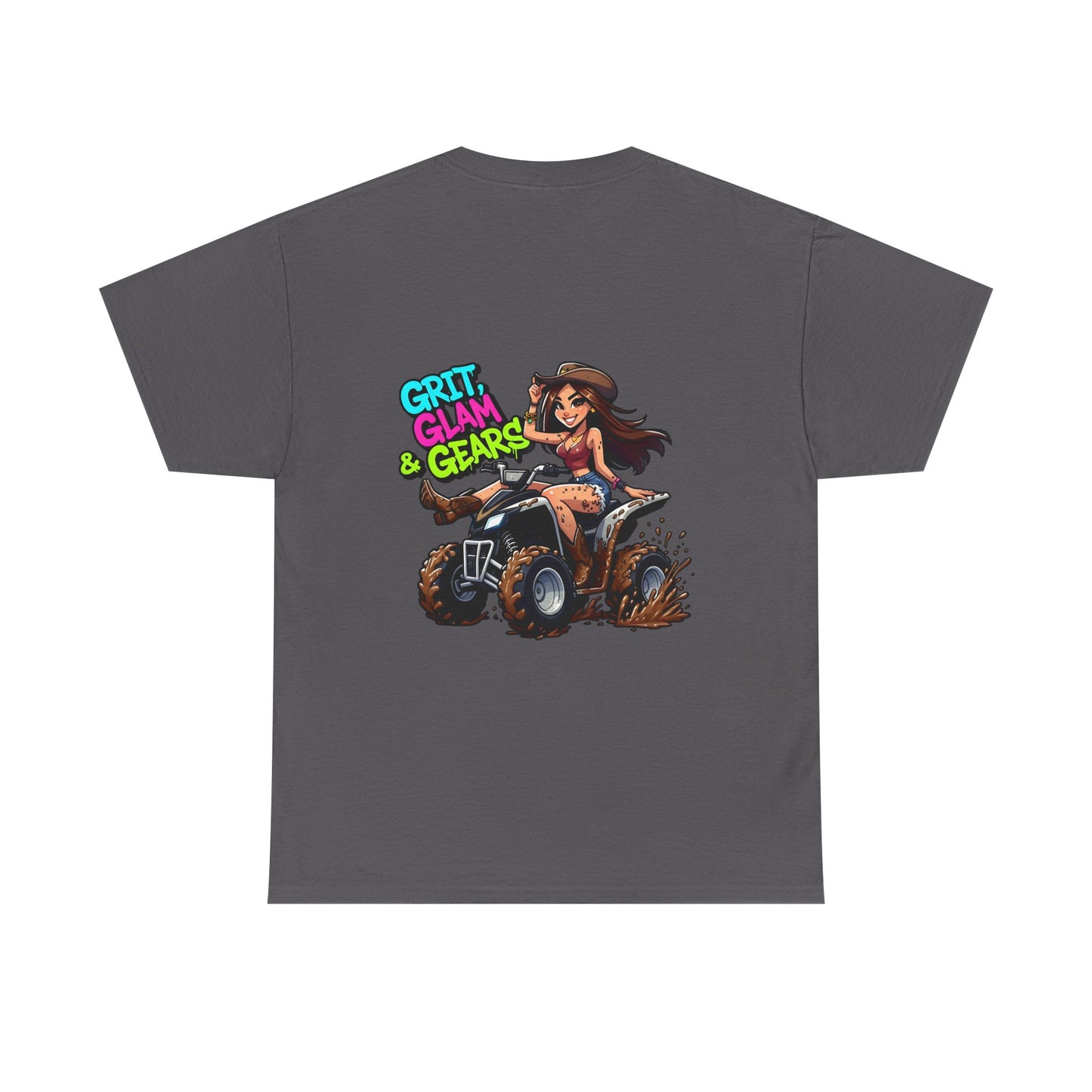 "Grit, Grit & Gears" Unisex Cotton T-Shirt