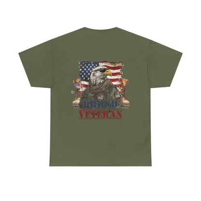 Proud Veteran Unisex Cotton T-Shirt