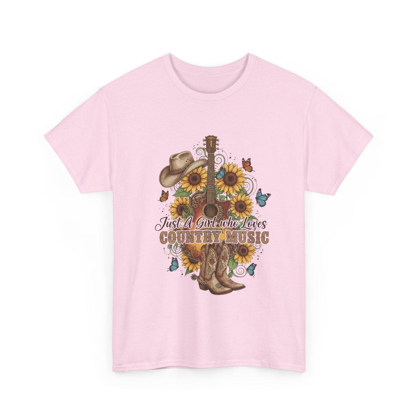 "Just a Girl Who Loves Country Music" Unisex T-Shirt