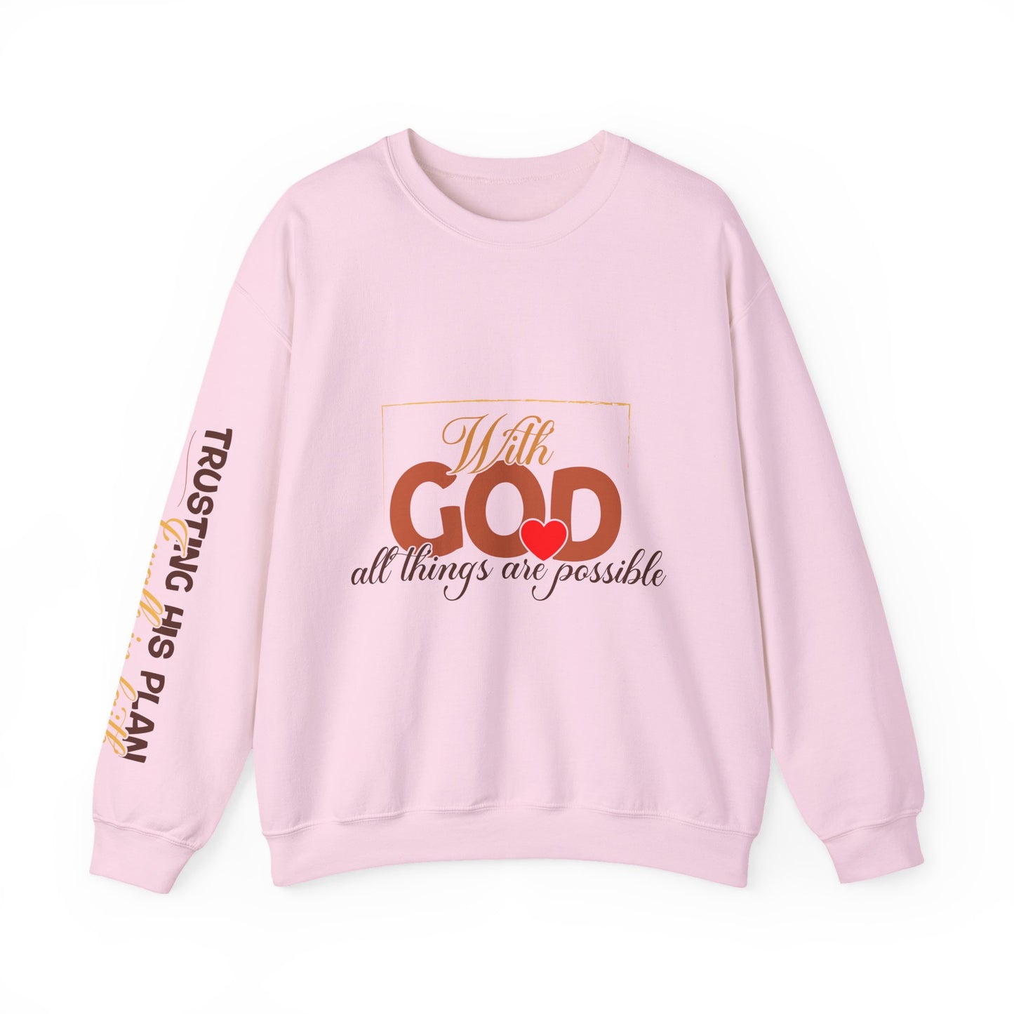 "With God" Crewneck Sweatshirt