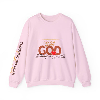 "With God" Crewneck Sweatshirt