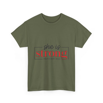 "She Is Strong" Unisex T‑Shirt