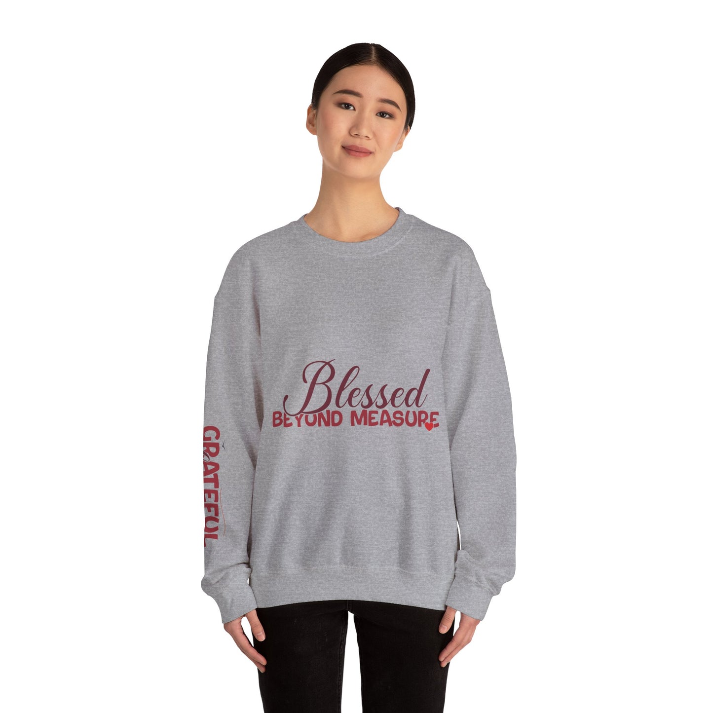 "Blessed & Grateful" Crewneck Sweatshirt